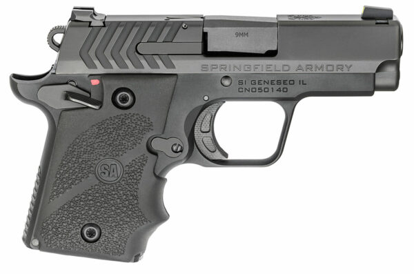 Springfield 911 9mm, 2.70" Barrel, G10 Grips, Black Nitride, 6rd/7rd