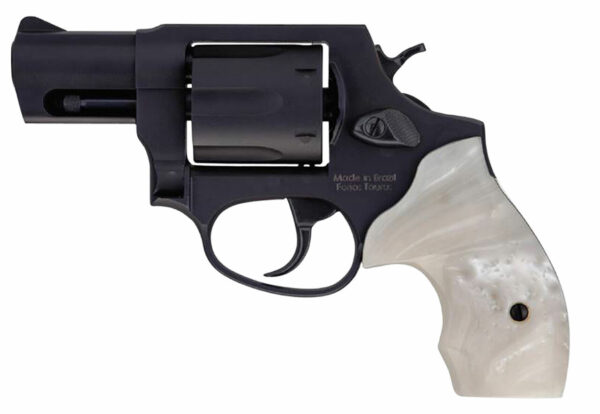 Taurus 856 .38 Special, 2" Barrel, Fixed Sights, White Pearl Grip, Matte Black, 6rd - Concealed Carry Guns | The Gun Shop