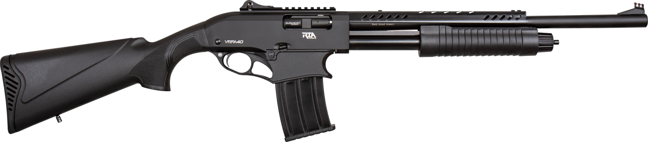 Rock Island VRPA40 12 Ga, 20" Barrel, 3", FO Front/Adj. Rear, Black, 5rd