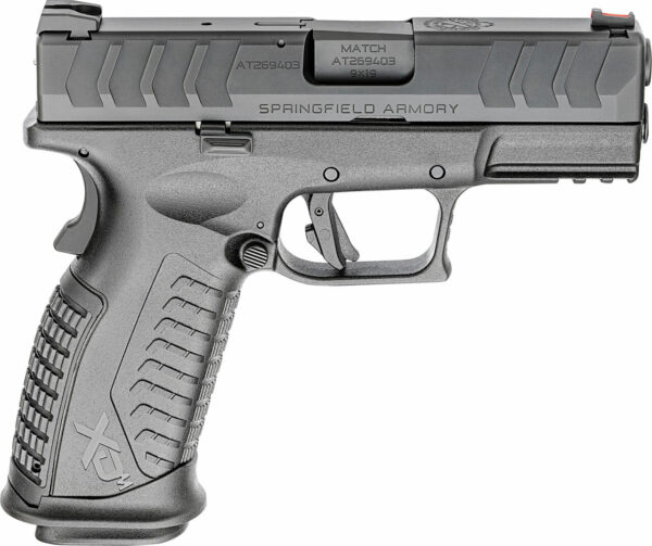 Springfield XDM Elite Compact 9mm, 3.8" Barrel, FO Front Sight, Black, 2x 20rd