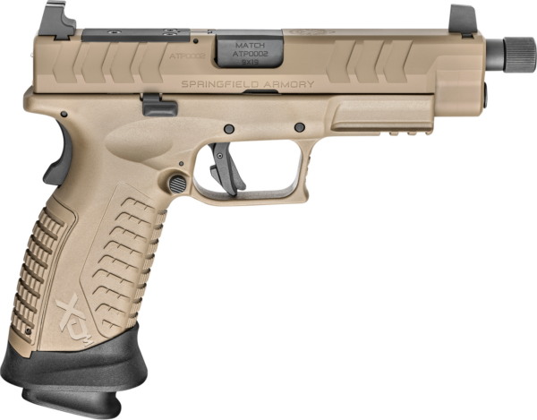 Springfield XDM Elite OSP 9mm, 4.5" Threaded Barrel, Suppressor Sights, Flat Dark Earth, 2x 22rd