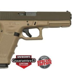 Glock Gen4 17 USA (Davidson's Special Edition) 9MM, Cerakote Patriot Brown, 3 17 Rd Mags
