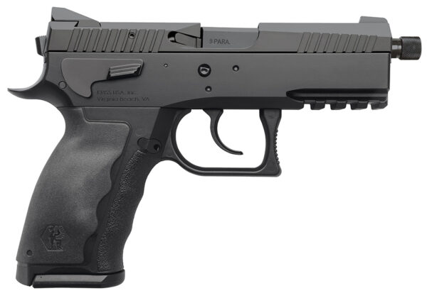 Kriss Sphinx Single/Double 9mm 3.7" Barrel, Black Interchangeable Backstraps, 15rd