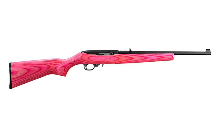 10/22 Compact 22 LR Rimfire Rifle with Pink Laminate Stock - Firearms | The Gun Shop