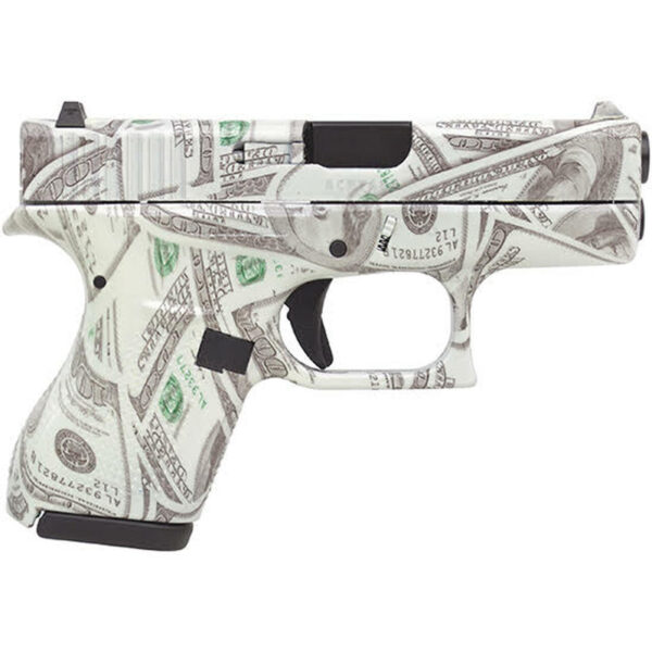 Glock 42, .380 ACP, 3.25", 6rd, Glow in the dark 0 Bill Camo