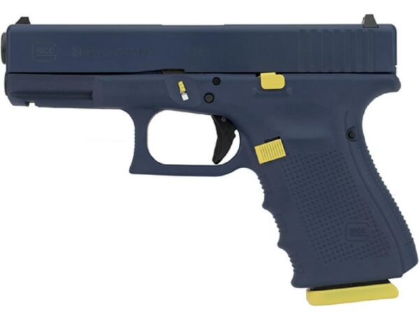 Glock G19 Gen4 9mm, 4.02", Navy Tribute, 15rd