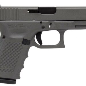 Glock 19 Gen4 9mm, 4" Barrel, Tungsten Gray Cerakote, 15rd Mag