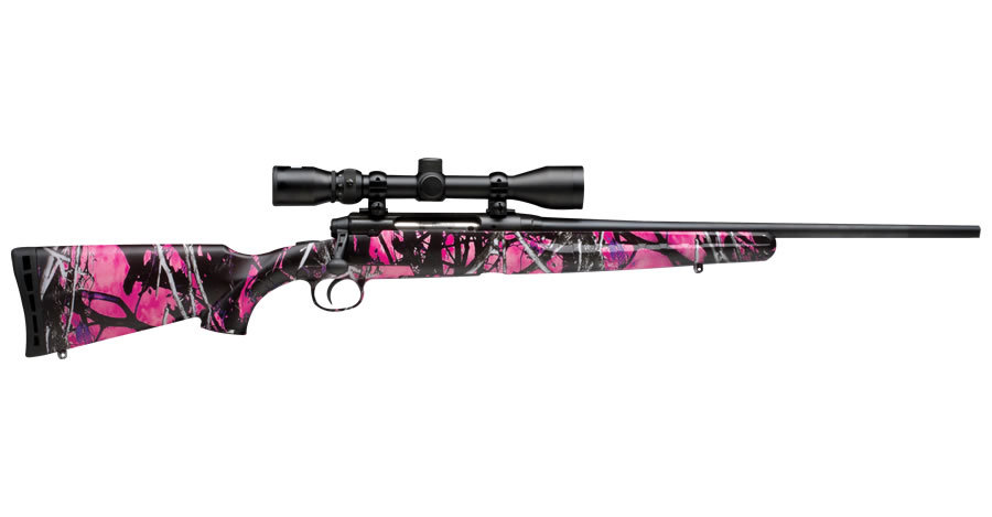15718-DEFAULT-l Axis XP Youth 223 Rem Bolt Action Rifle with Muddy Girl Stock and Scope - Bolt-Action Rifles | The Gun Shop