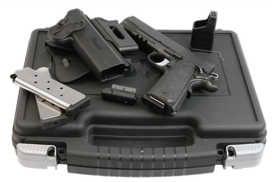1911 Tactical Package 45 ACP with Laser, Rail and Holster - Firearms | The Gun Shop