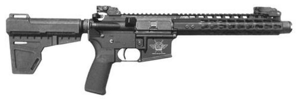 Civilian Force Arms Warrior-15 AR Pistol, .223/5.56, 7.5", 30rd, Black