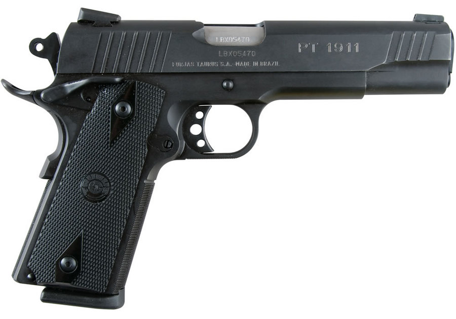 PT-1911 45ACP Semi-Automatic Pistol in Blued Steel Finish - Firearms | The Gun Shop