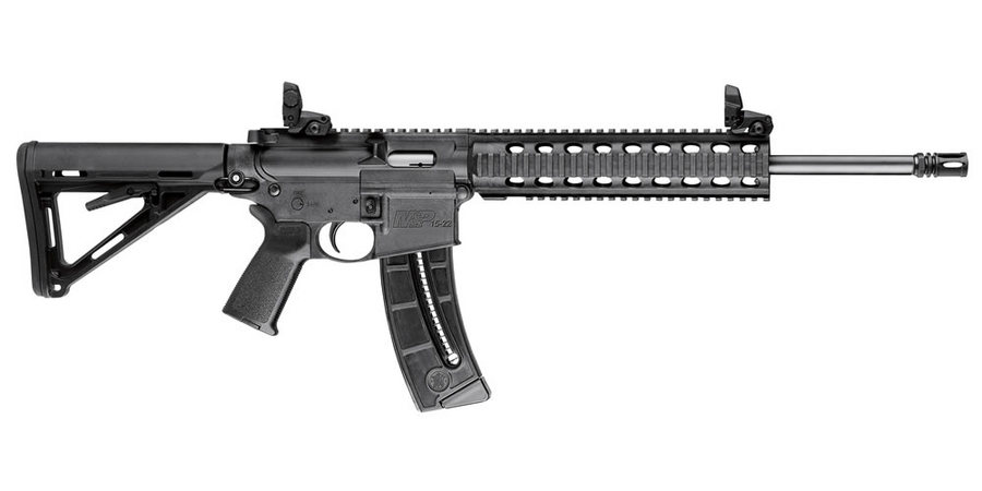 MP15-22 22LR Black Semi-Auto Rimfire Rifle with Magpul MOE Outfits - Firearms | The Gun Shop