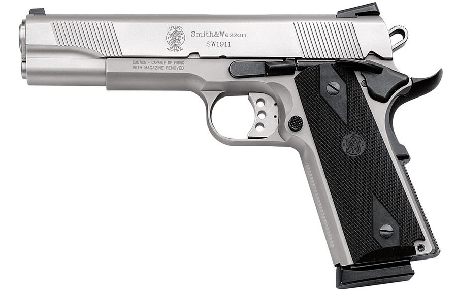 SW1911 45 ACP Stainless Centerfire Pistol - Firearms | The Gun Shop