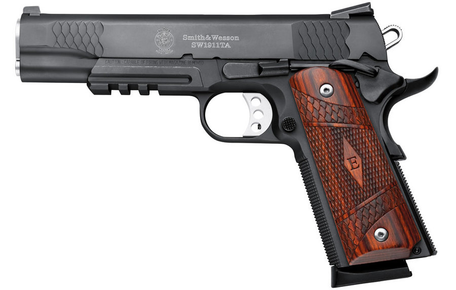 SW1911TA E-Series 45 ACP Centerfire Pistol with Tactical Rail - Firearms | The Gun Shop