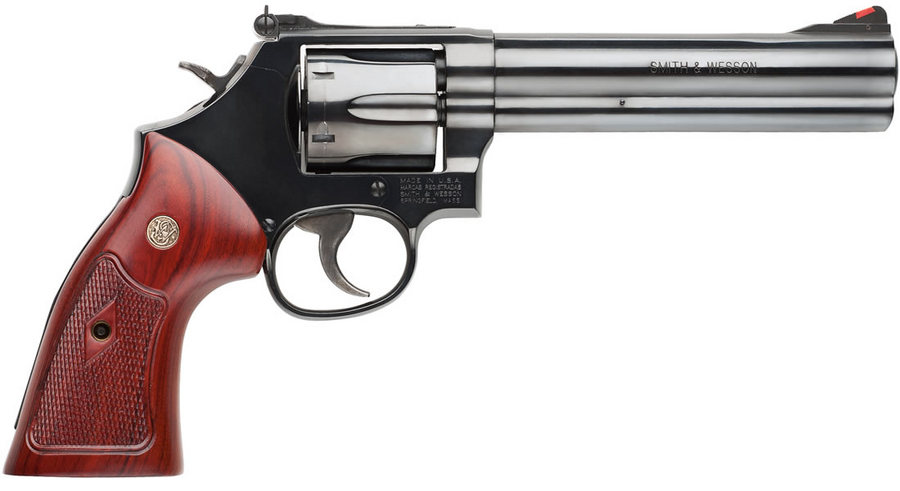 Model 586 Classic 357 Magnum 6-inch with Wood Grips - Firearms | The Gun Shop