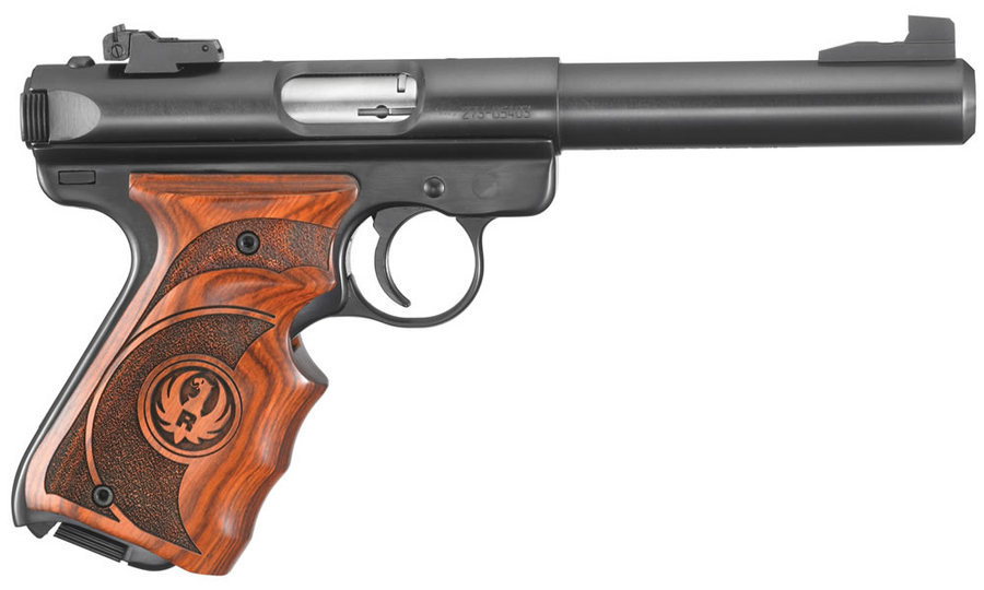 Mark III 22LR Target Rimfire Pistol with Laminate Wood Grips