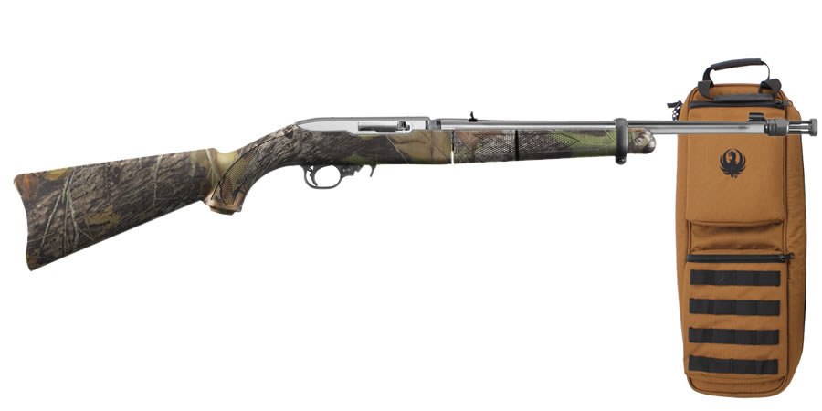 10/22 Takedown 22 LR Stainless Autoloading Rifle with Mossy Oak Camo Stock - Firearms | The Gun Shop