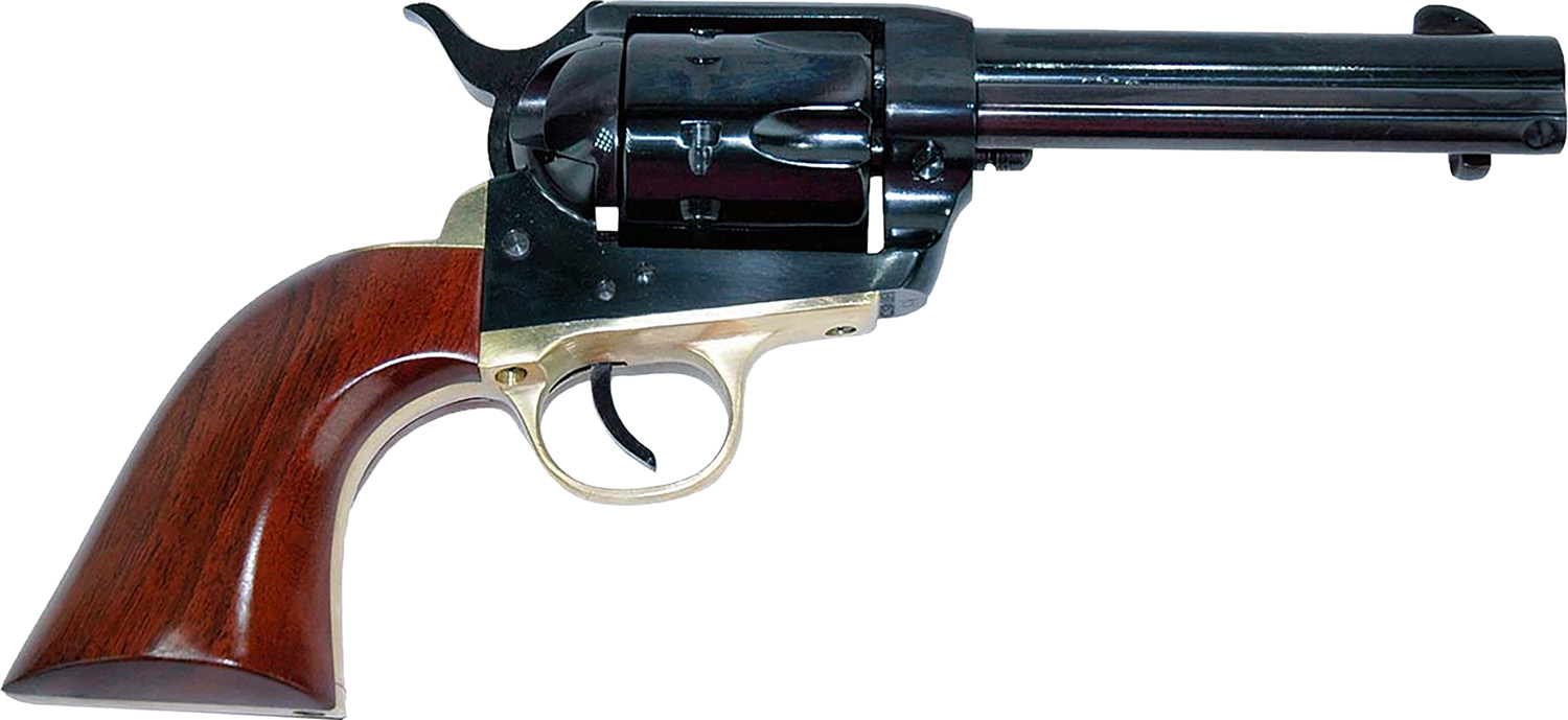Cimarron PPP22LR Pistolero 22 LR 10rd Shot 4.75″ Blued Steel Barrel Blued Cylinder Blued Steel Frame Walnut Grip Exposed Hammer - revolvers | The Gun Shop