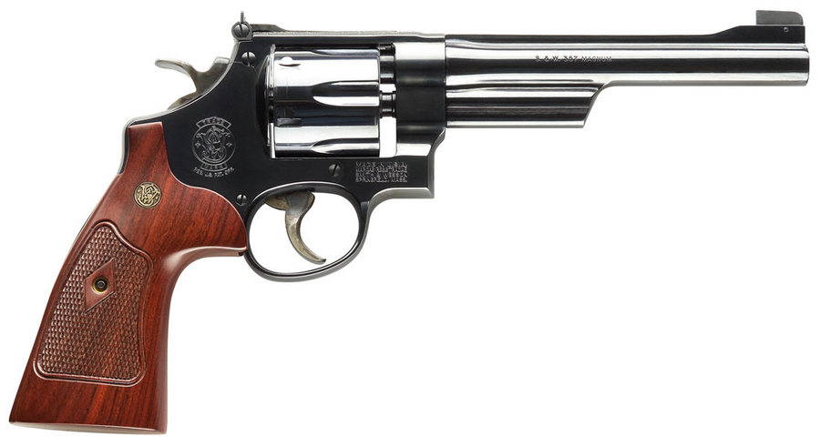 Model 27 Classic 357 Magnum with Square Butt Walnut Grips - Firearms | The Gun Shop