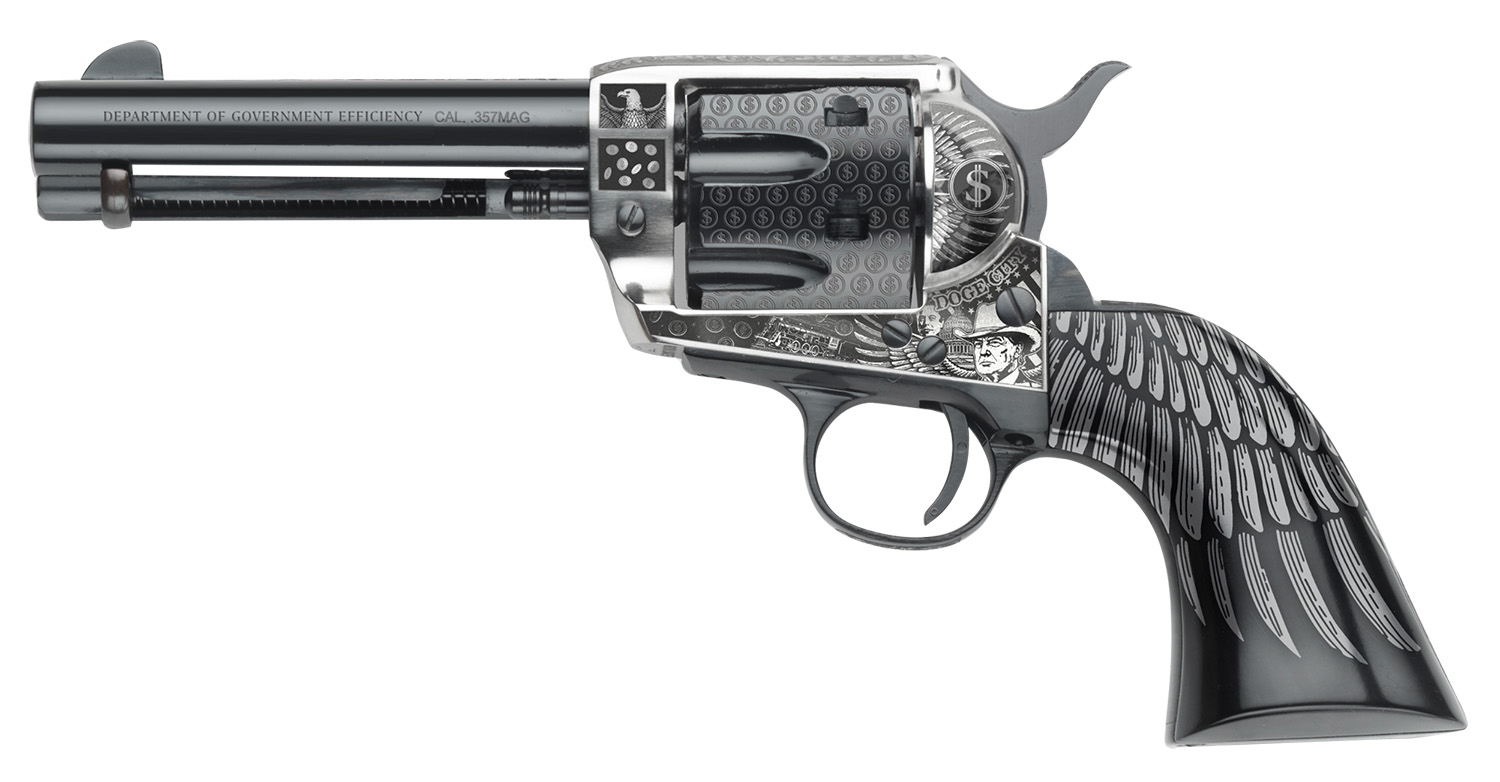 Pietta Great Western II D.O.G.E. 357 Mag Revolver 6rd 4.75″ - revolvers | The Gun Shop