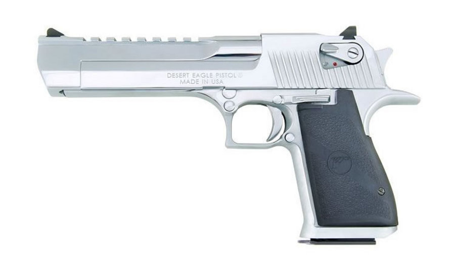 Desert Eagle 44 Magnum Pistol with Polished Chrome Finish - Firearms | The Gun Shop