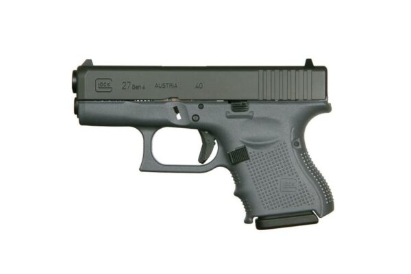 Glock 27 Gen4, .40 S&W, 3.42", Gray Cerakote Frame, 9+1, FS