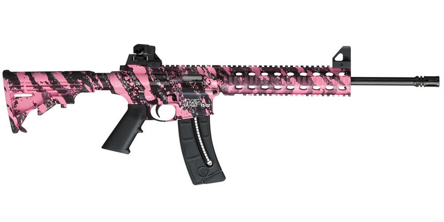 MP15-22 22 LR Pink Platinum Semi-Auto Rimfire Rifle - Firearms | The Gun Shop