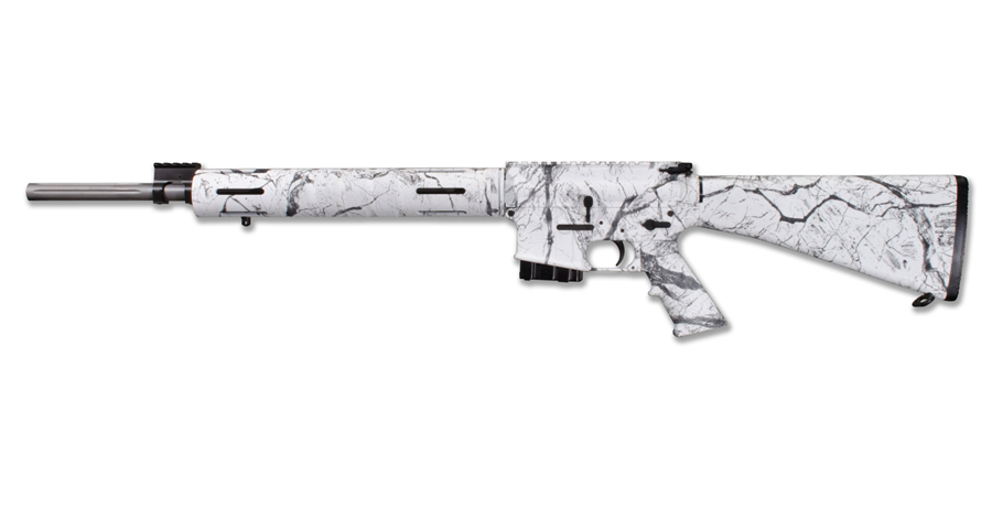 WW-15 Varmint Exterminator 223 Fluted Flat-Top Rifle with Snow Camo Coating - Firearms | The Gun Shop