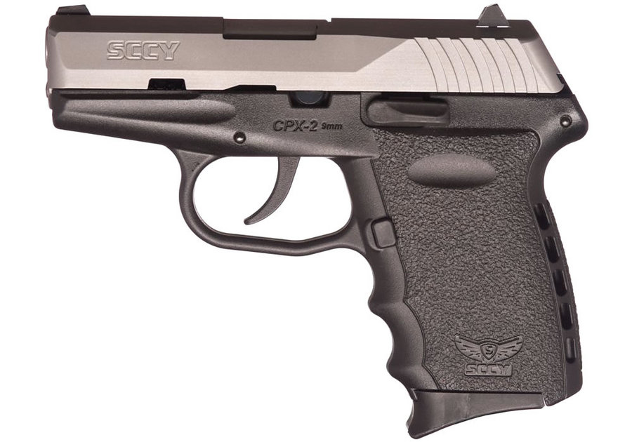 CPX-2 9mm Black Pistol with Stainless Slide - Firearms | The Gun Shop