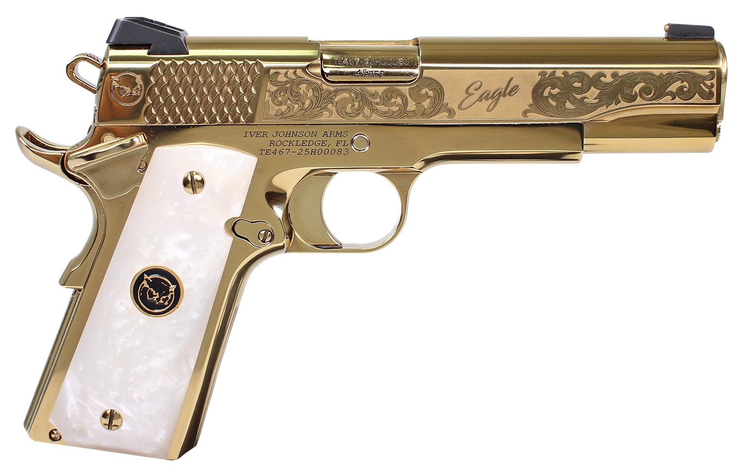 Iver Johnson Noble Eagle WP G2 45 ACP 5in Pearl - semi auto handguns | The Gun Shop