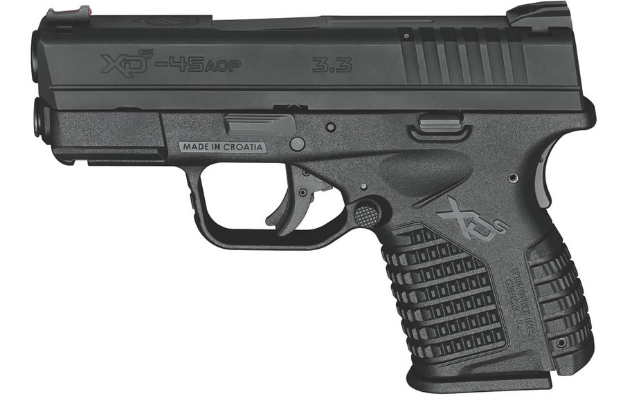 XDS 3.3 Single Stack 45ACP Black - Firearms | The Gun Shop