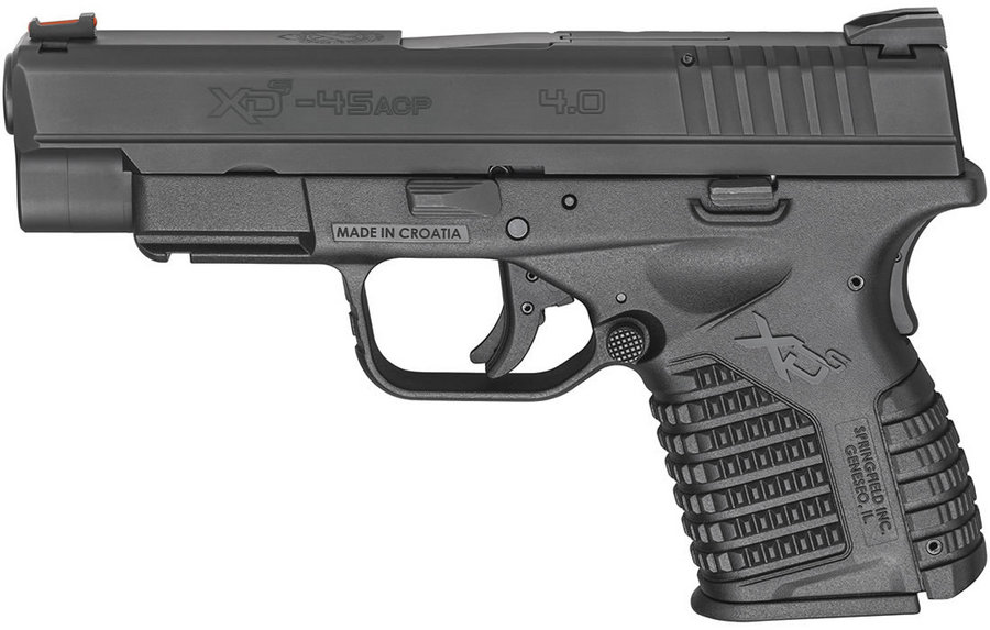 XDS 4.0 Single Stack 45ACP Black - Firearms | The Gun Shop