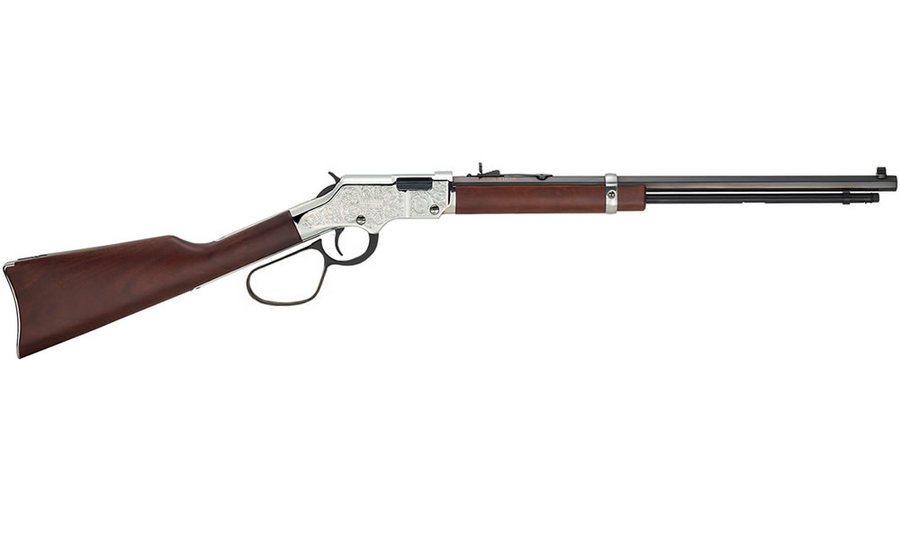 Silver Eagle 22 Cal. Engraved Lever Action with Large Loop - Firearms | The Gun Shop