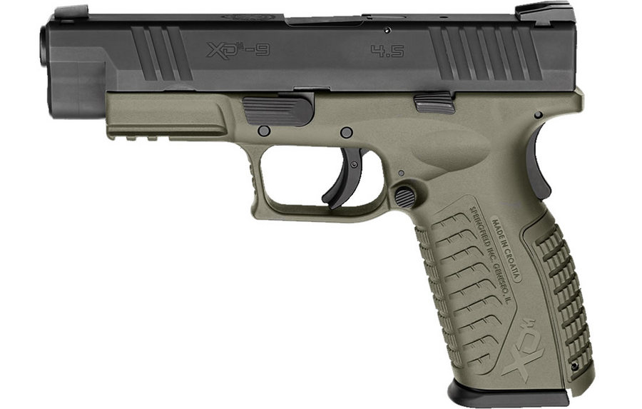 XDM 9mm 4.5 Full-Size OD Green