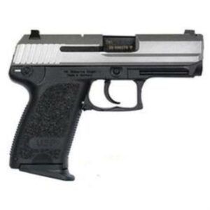 HK USP45 Compact Stainless (V1) DA/SA, safety/decocking lever on left, two 8rd magazines