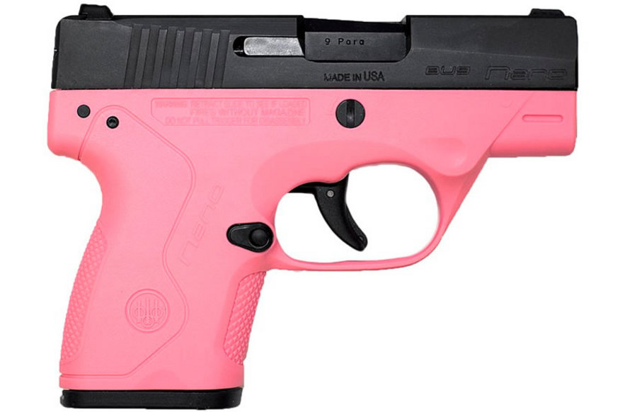 Nano 9mm Centerfire Pistol with Pink Frame - Firearms | The Gun Shop