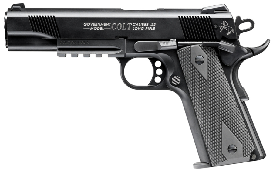 Colt Government 1911 A1 22 LR Rail Gun - Firearms | The Gun Shop