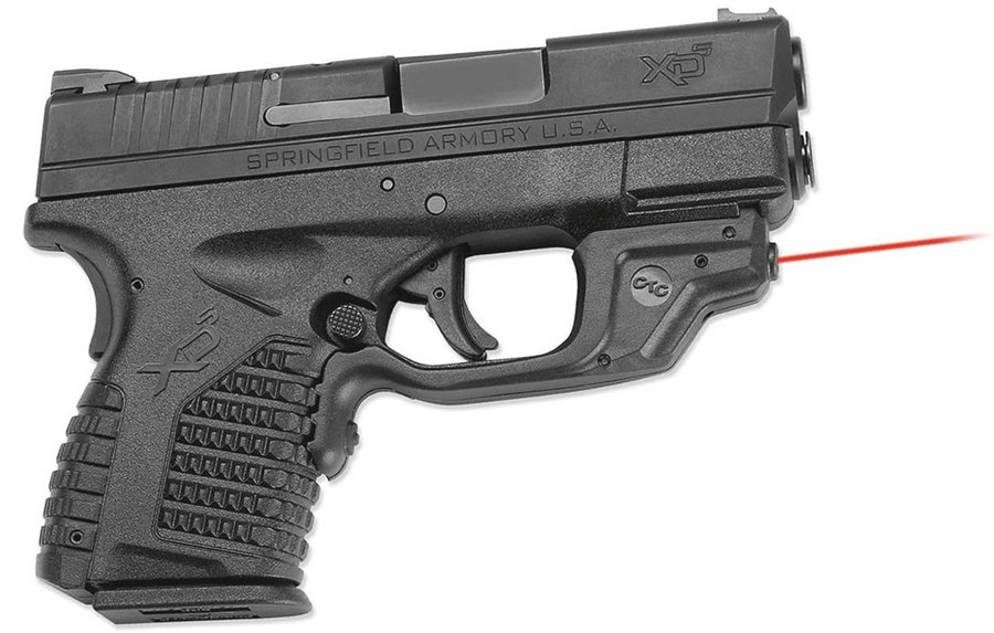 XDS 3.3 Single Stack 45ACP Black with Crimson Trace Laserguard - Firearms | The Gun Shop