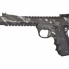 Volquartsen Black Mamba .22 LR, 6" Barrel, Hi-Viz Front & Target Rear, Black Arctic Camo