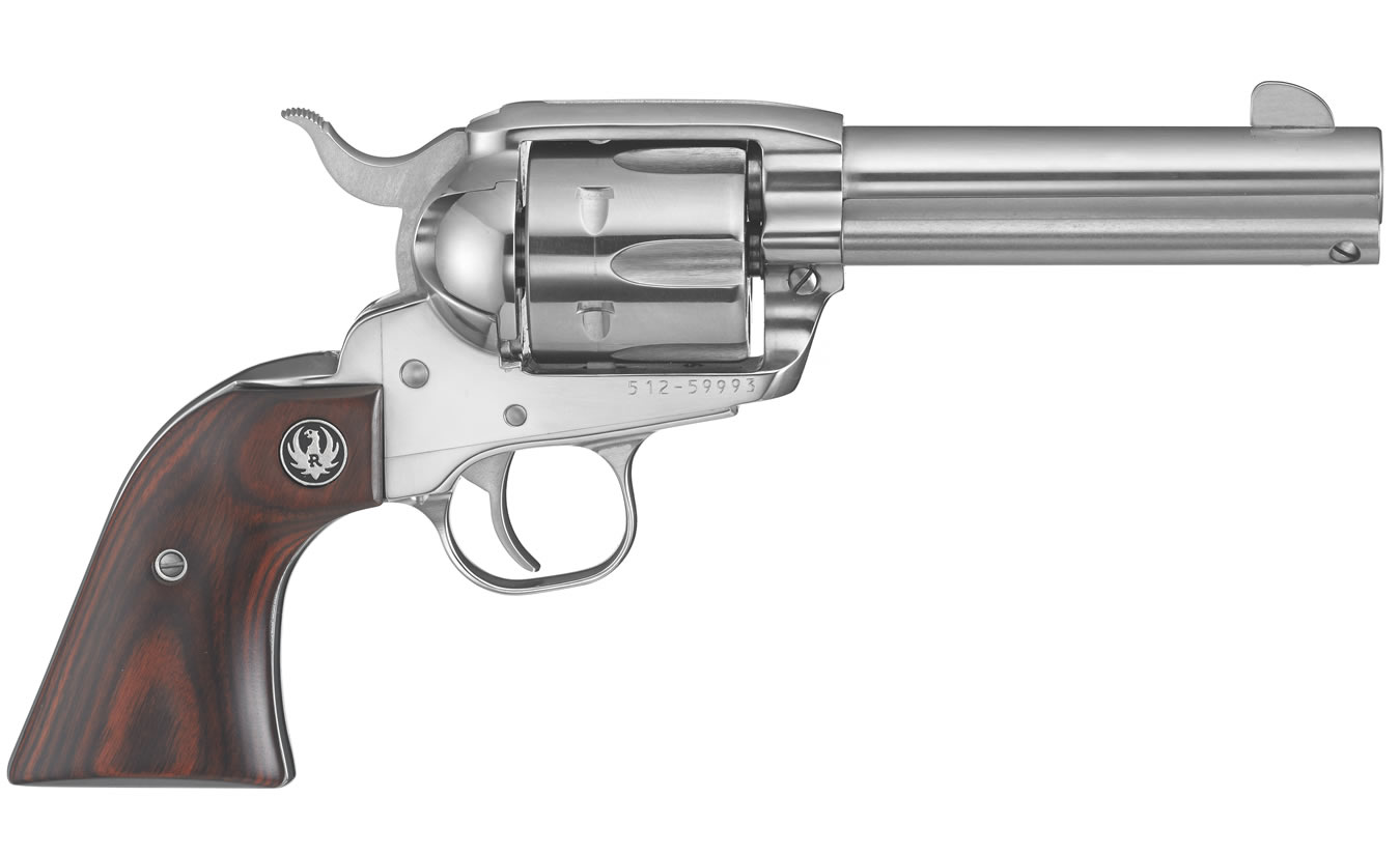 Vaquero Stainless 357 Magnum Revolver with Hardwood Grips