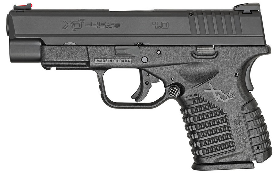 XDS 4.0 Single Stack 45ACP Black Essentials Package