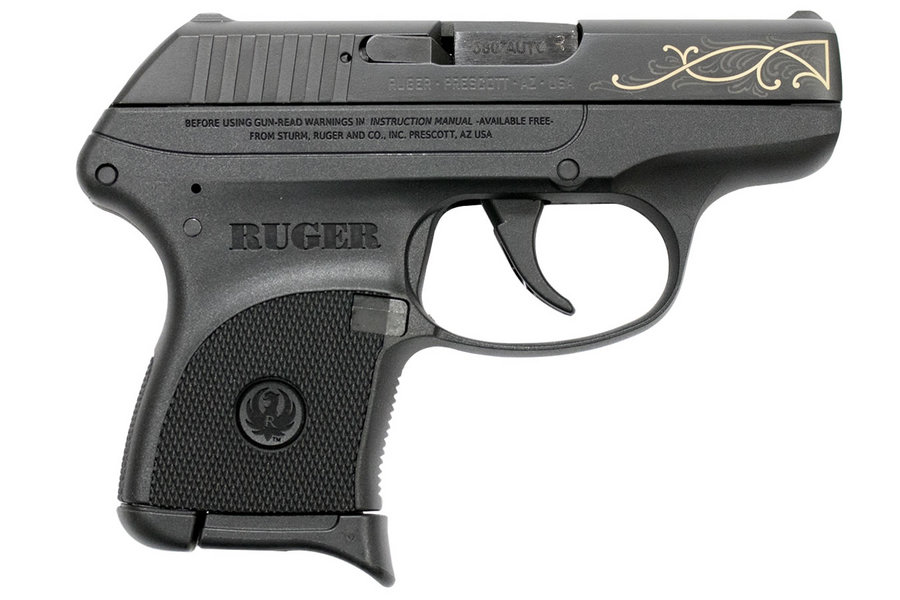 LCP 380 Auto Centerfire Pistol with 24kt Gold Plated Engraving - Firearms | The Gun Shop