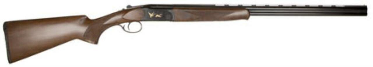 CZCanvasback Gold O/U 410 Ga, 26", 3", Fixed IC/M, Turkish Walnut Stock, Black