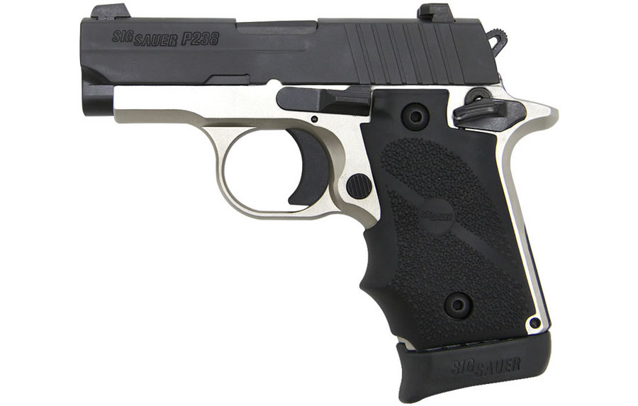 P238 NBS15 Two-Tone Platinum 380 ACP Special Edition with Night Sights - Firearms | The Gun Shop