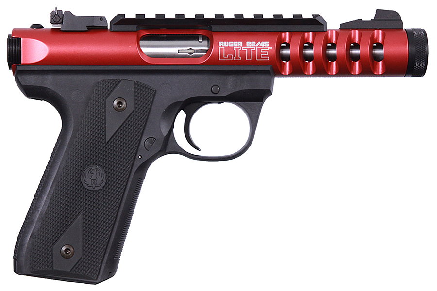 22/45 Lite 22LR Rimfire Pistol with Red Anodize Finish - Firearms | The Gun Shop