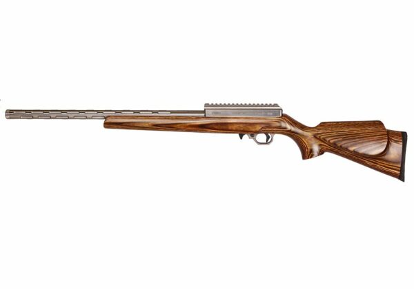 Volquartsen Summit .17 WSM, I-Fluted Barrel, 20 MOA, Brown Laminated Sporter Stock