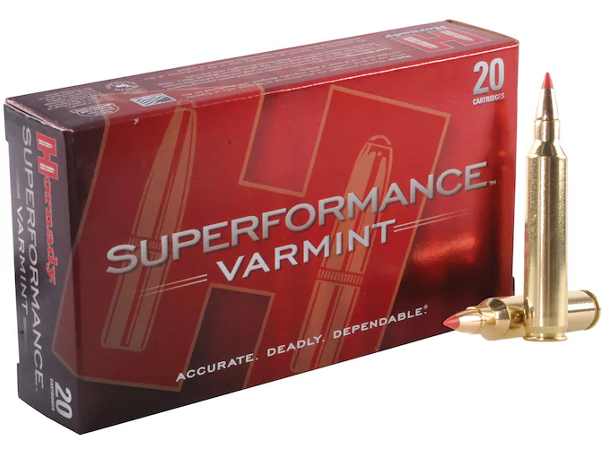 Hornady Superformance Varmint 204 Ruger Ammo 40 Grain Hornady V-Max Polymer Tip 500rounds - Aguila Ammunition | The Gun Shop