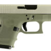 Glock G26 9mm, 3.5", 10rd, Forest Green Frame, Stainless Steel Slide