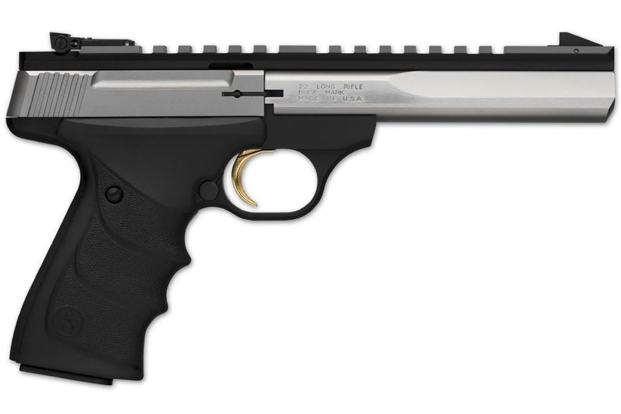 Buck Mark Contour Stainless 22LR Rimfire Pistol - Firearms | The Gun Shop