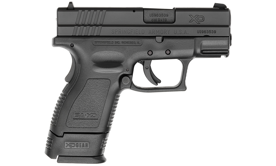 XD 9mm Sub-Compact Black - Firearms | The Gun Shop